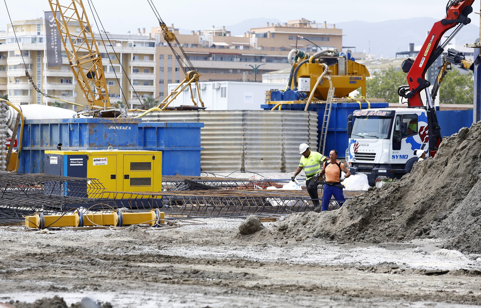 Fotos del avance de las obras de las nuevas torres de Málaga Fotos del avance de las obras de las nuevas torres de Málaga