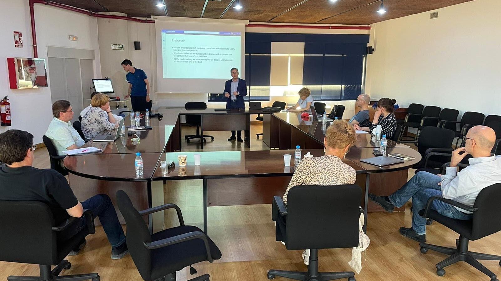 Los socios mantuvieron una primera reunión presencial para comenzar el proyecto.