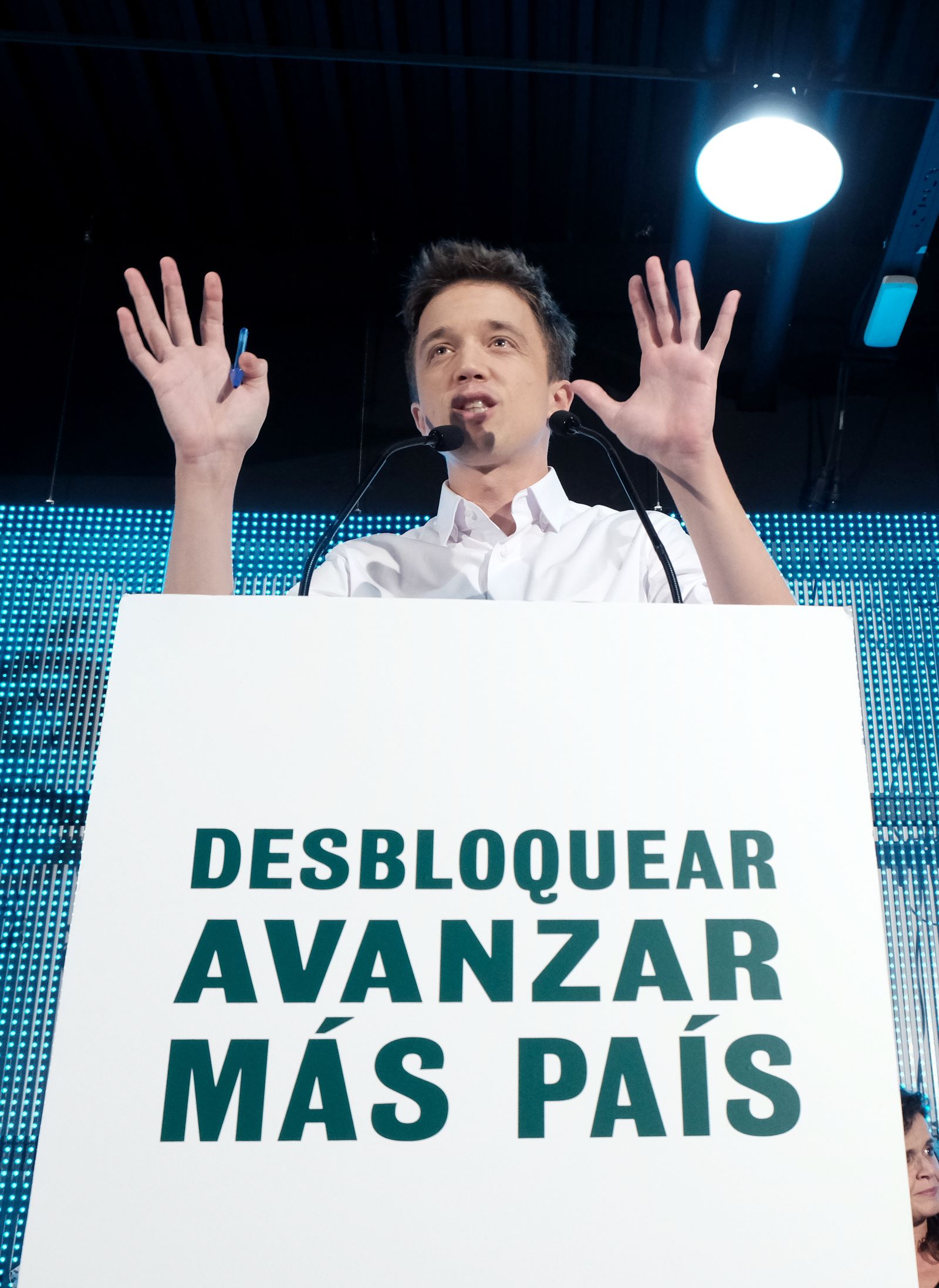 La gran novedad de estas elecciones: Más País. Su líder, Íñigo Errejón,  arranca en otro acto en Sevilla.