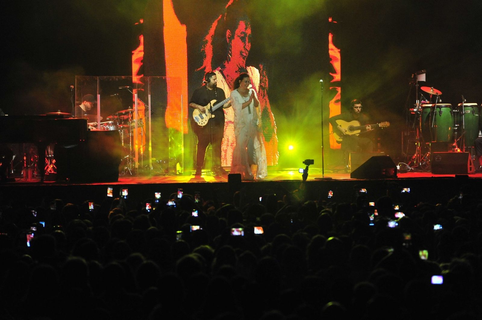 La Niña Pastori, en un momento del concierto.