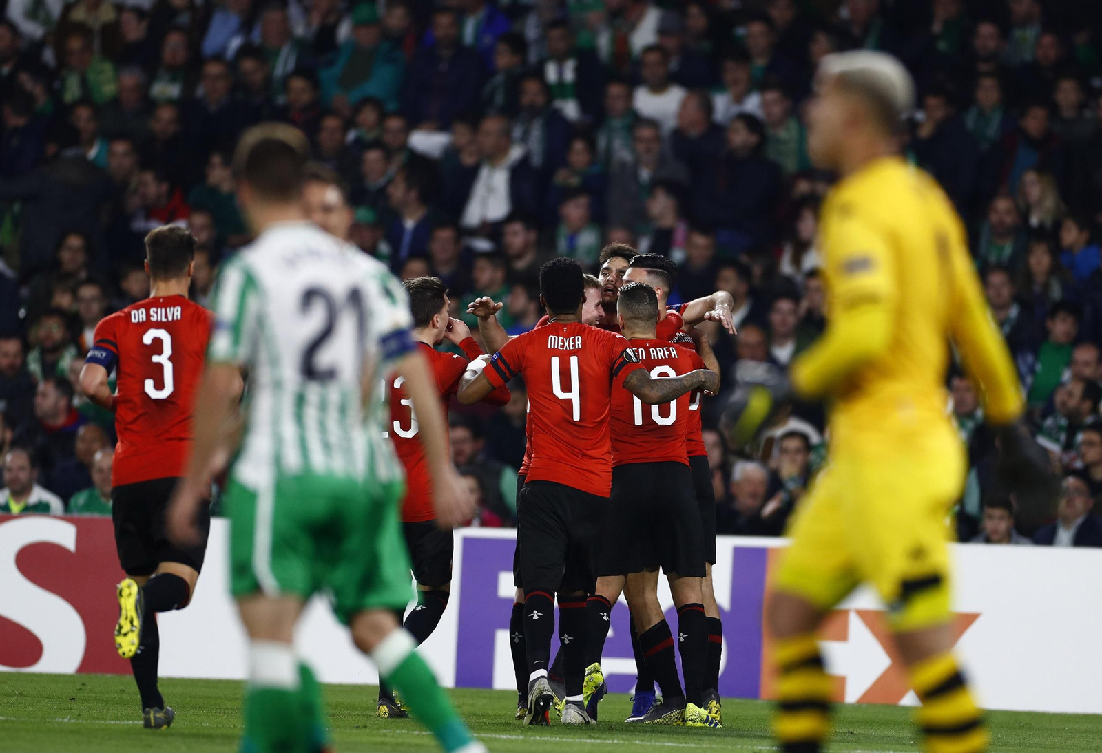 Las imágenes del Betis-Rennes