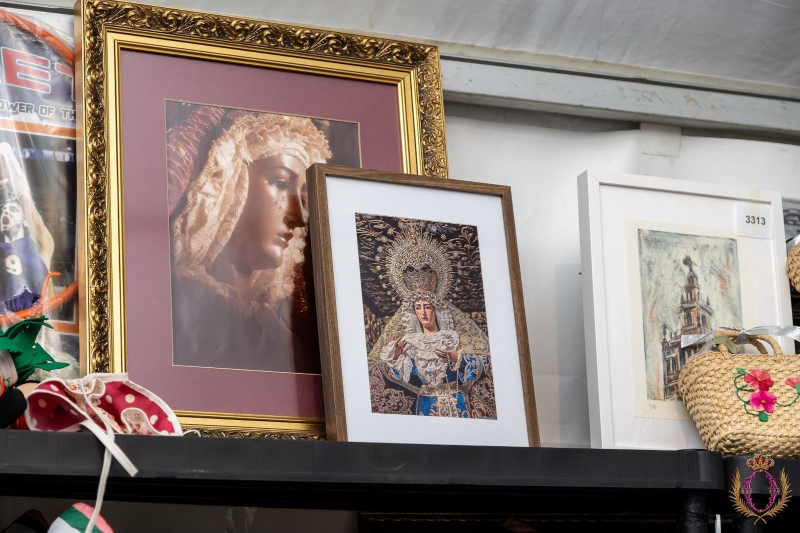 Una fotografía de la Virgen de la O en la Tómbola