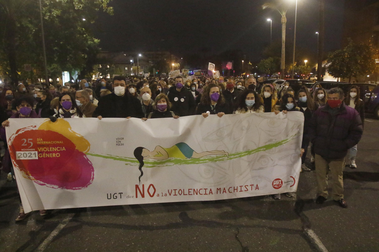 La manifestación contra la violencia de género en Córdoba, en fotografías