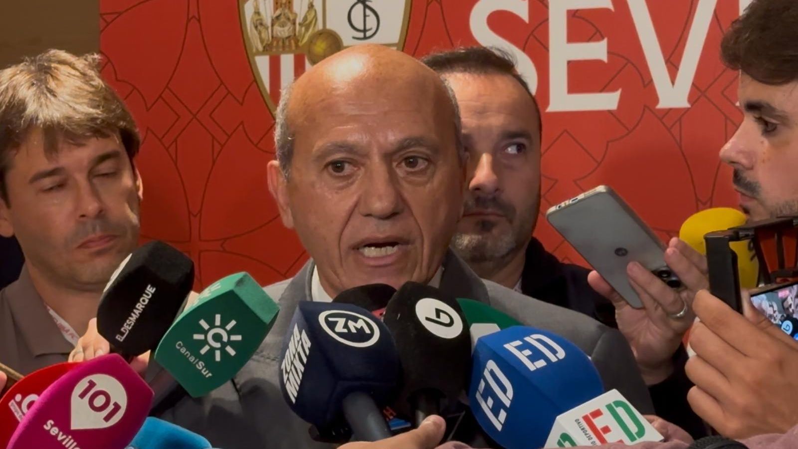 José María del Nido Benavente tras la Junta.