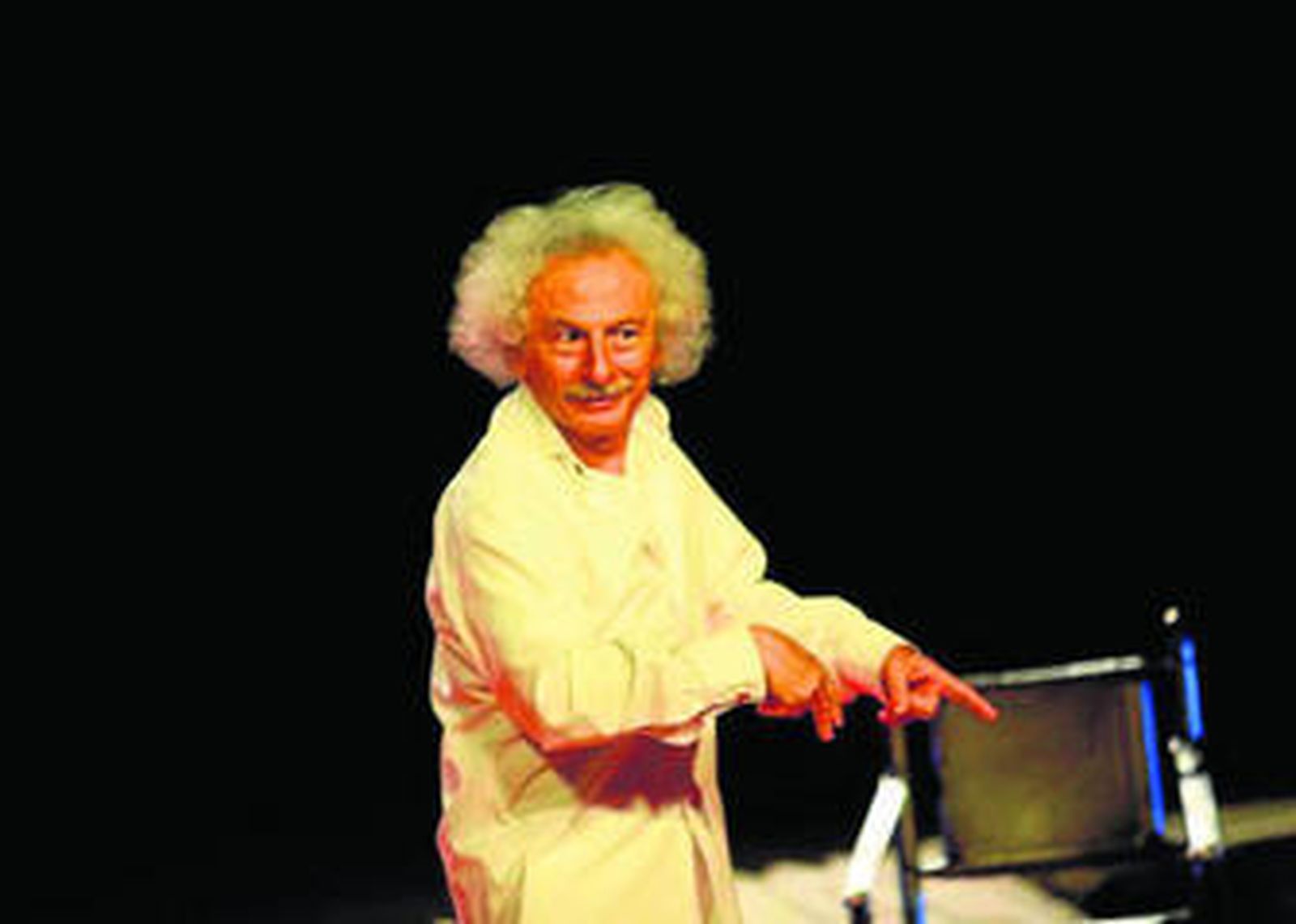 Rafael Álvarez 'El Brujo', durante la representación de 'El asno de oro'.