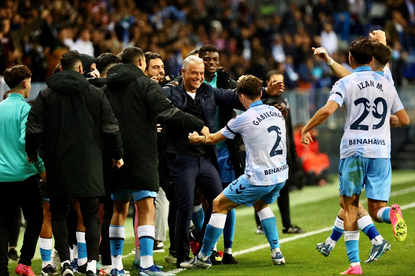 El paso de Sergio Pellicer por el Málaga CF, en fotos