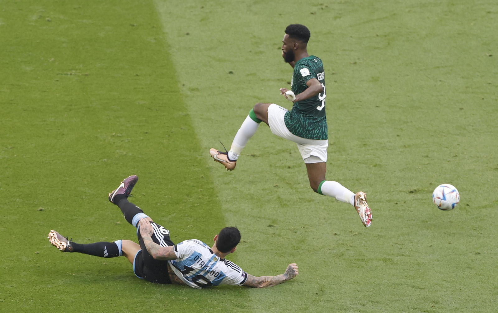 Las imágenes del Artentina - Arabia Saudí en el Mundial de Qatar