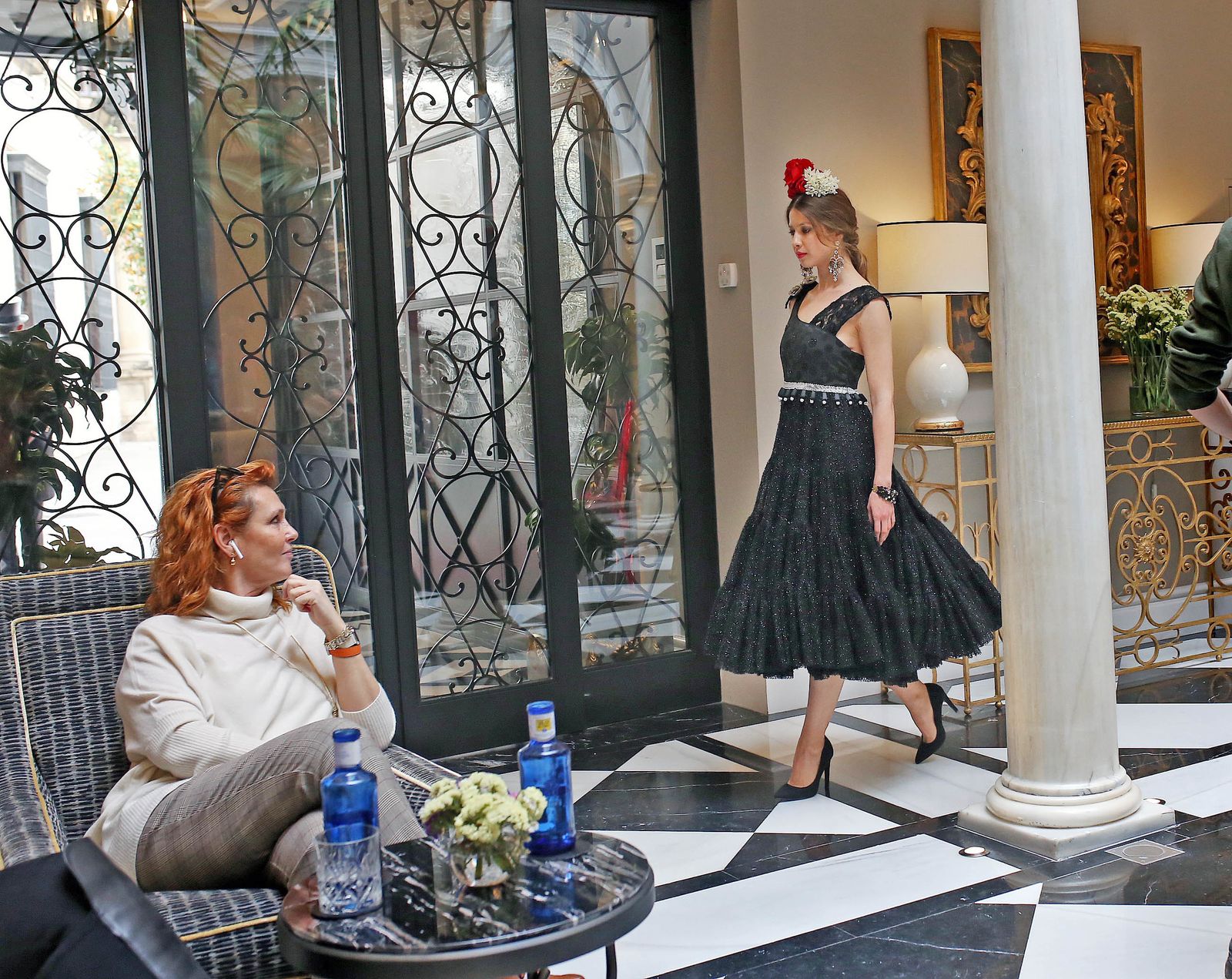 Hotel Mª Luisa. Presentación colección flamenca Amparo Macías.