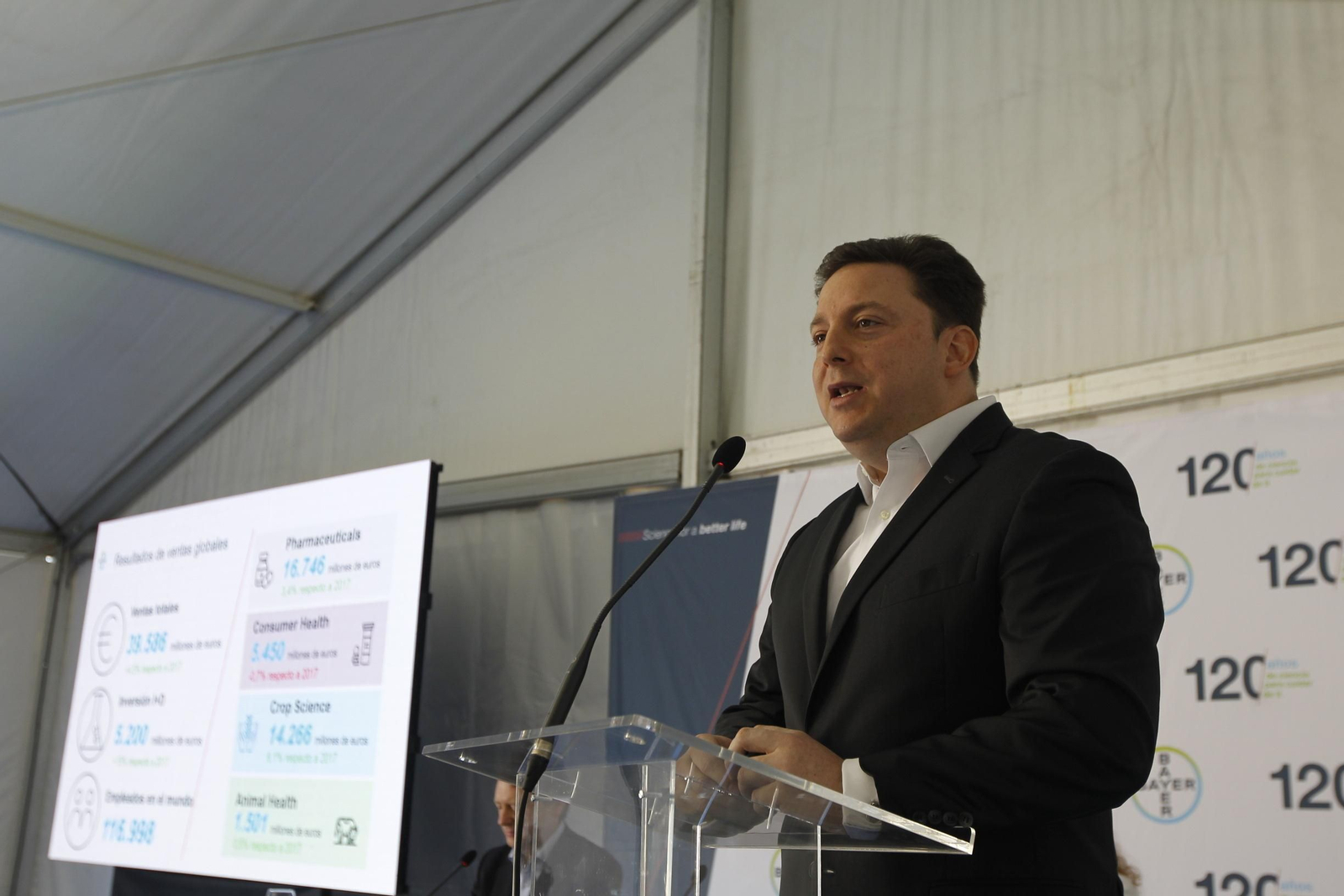 Fotogalería presentación resultados Bayer