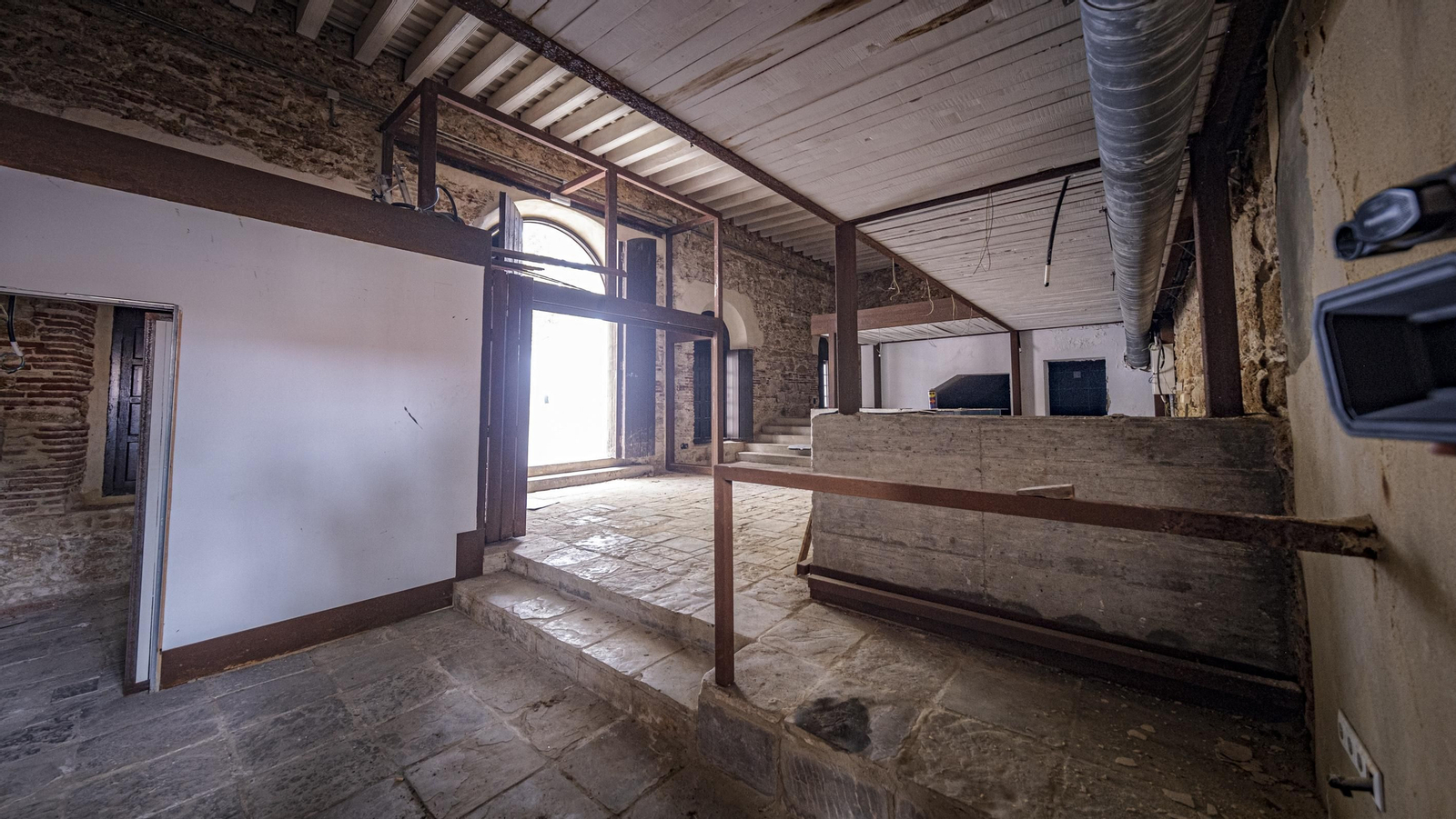 Las imágenes de las obras en el Baluarte de Candelaria de Cádiz