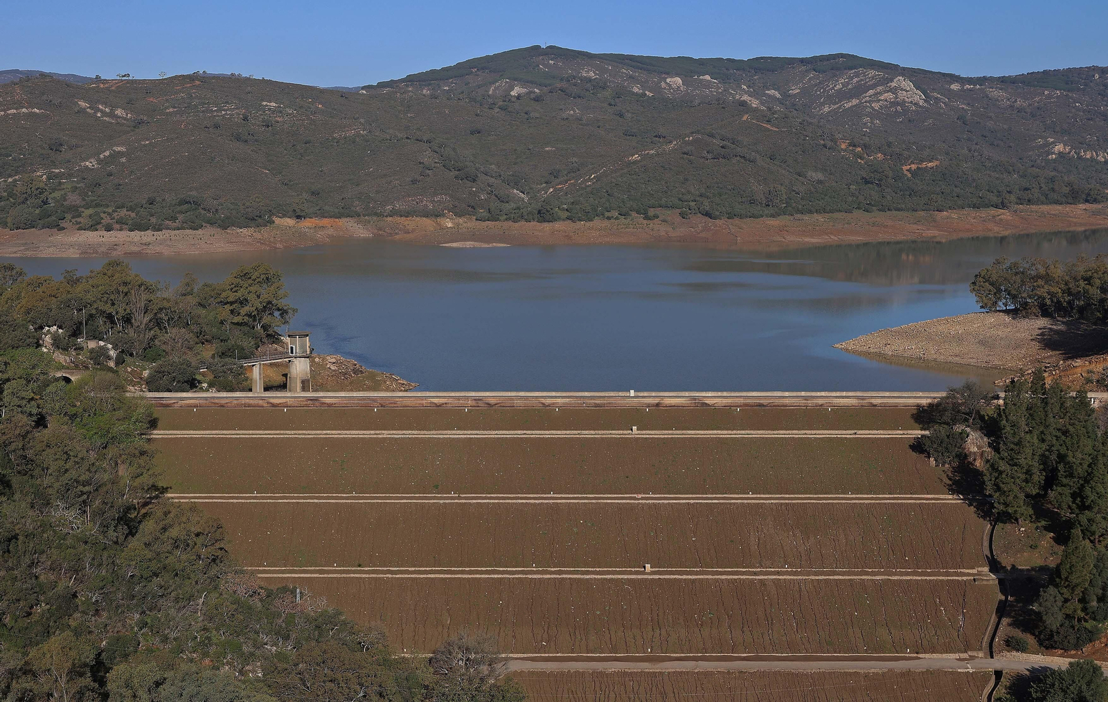 Imágenes del estado actual de los pantanos del Campo de Gibraltar