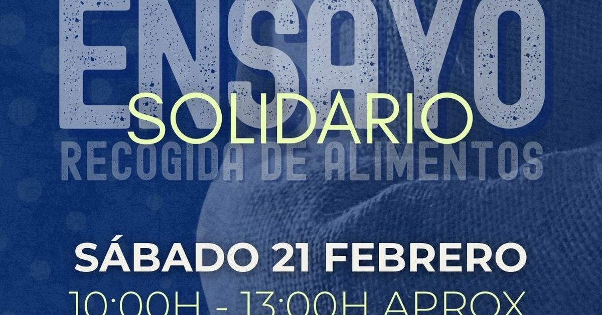 Ensayo solidario en la hermandad de El Olivo de El Puerto