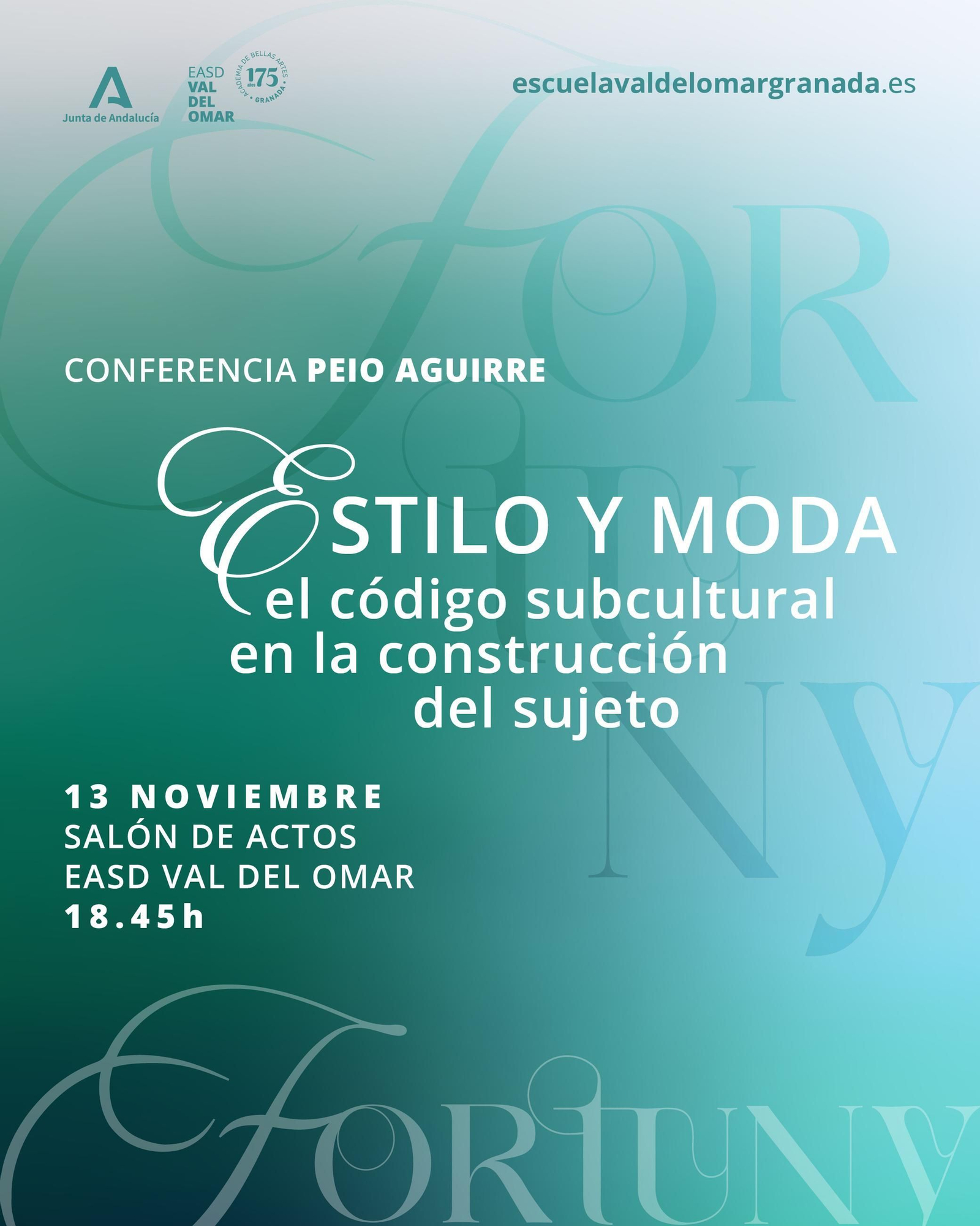 La conferencia servirá para indagar en las formas de un posmodernismo que hibridiza estilo, vestimenta y cultura visual.