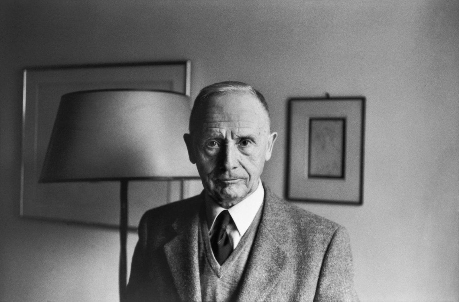 El escritor francés Julien Gracq (Saint-Florent-le-Vieil, 1910-Angers, 2007).