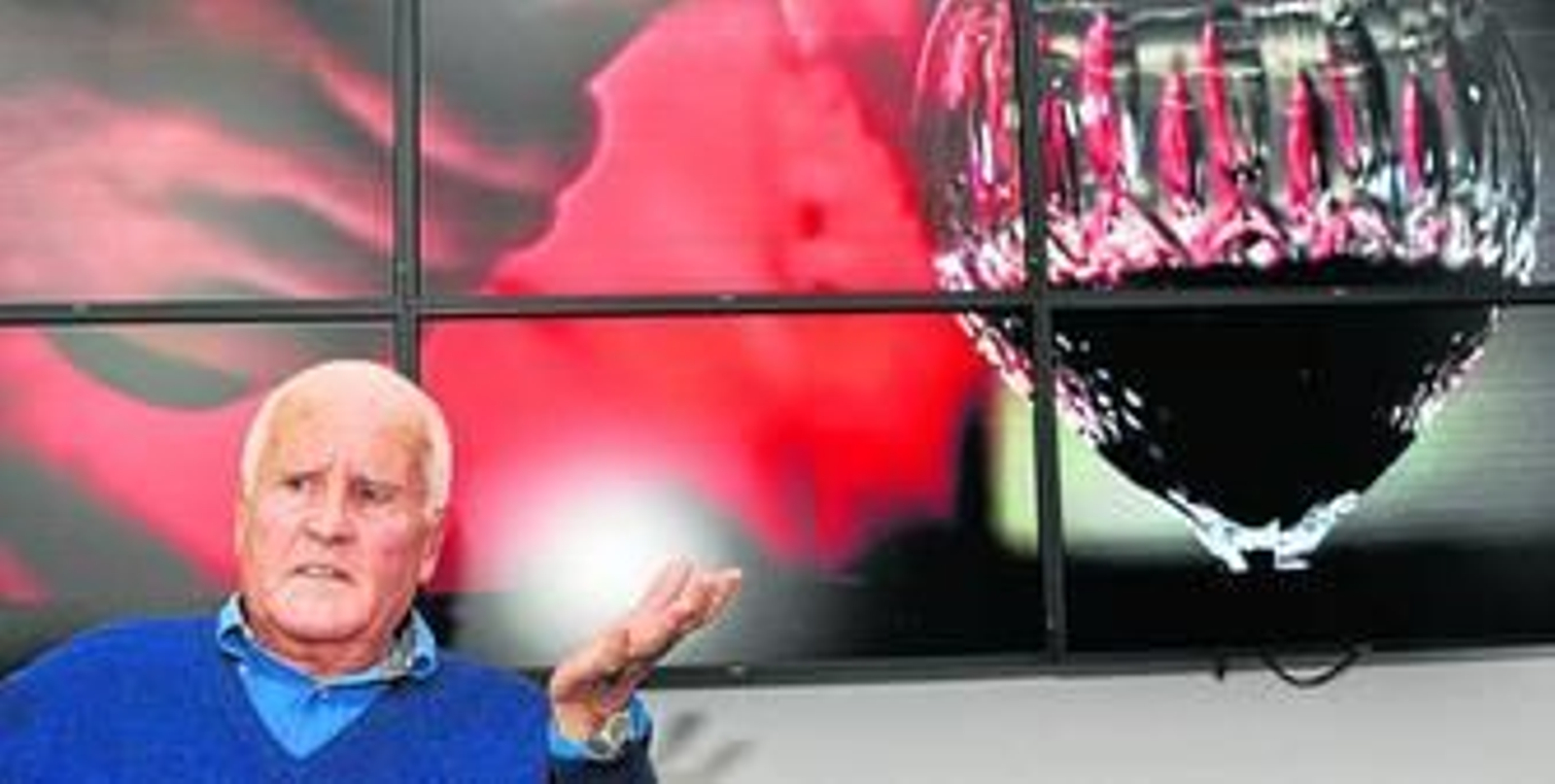 Alfonso Lazo, en un momento de la entrevista, realizada en el Hotel Colón.