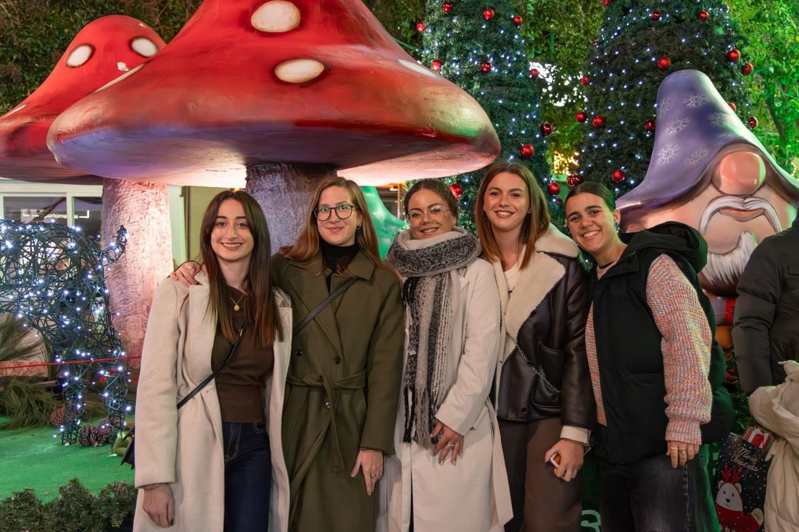 Inauguración en Jaén del alumbrado navideño "Centrylandia"