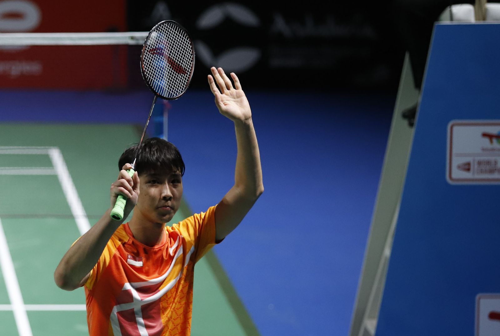 Las mejores imágenes de la jornada de bádminton del lunes en el Huelva 2021