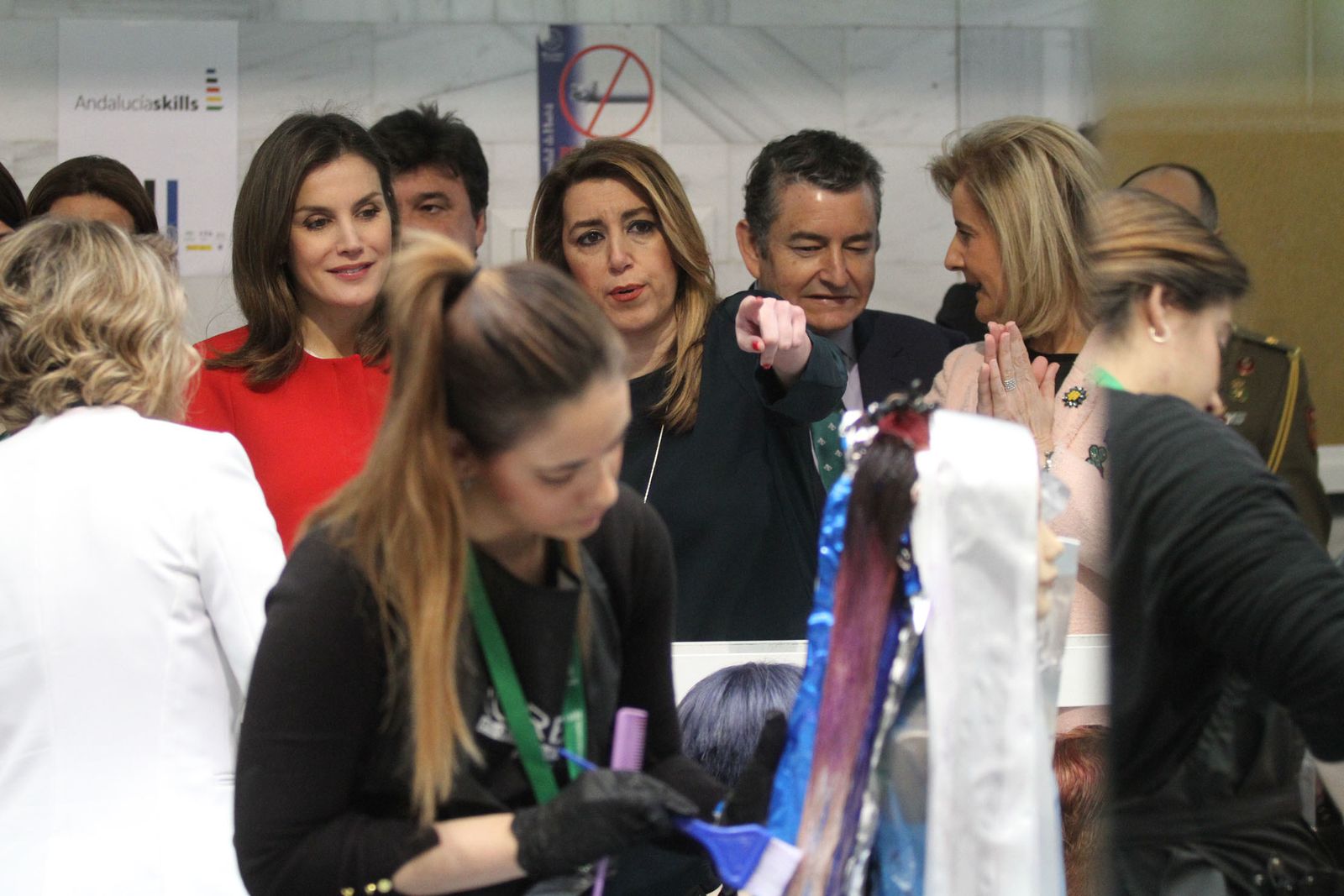 Imágenes de la visita de la reina Letizia a Huelva