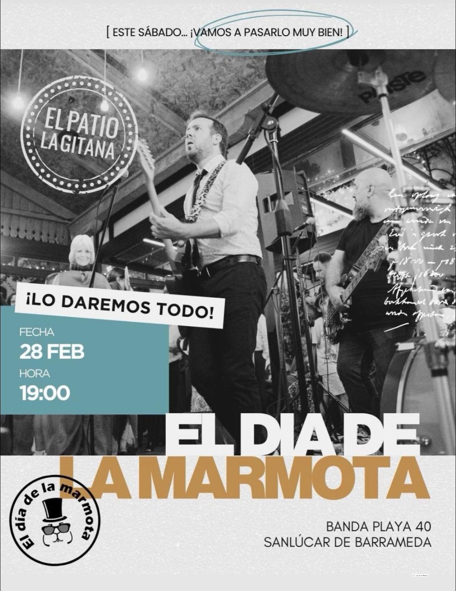 El Día de la Marmota, en el Patio La gitana. Sanlúcar.