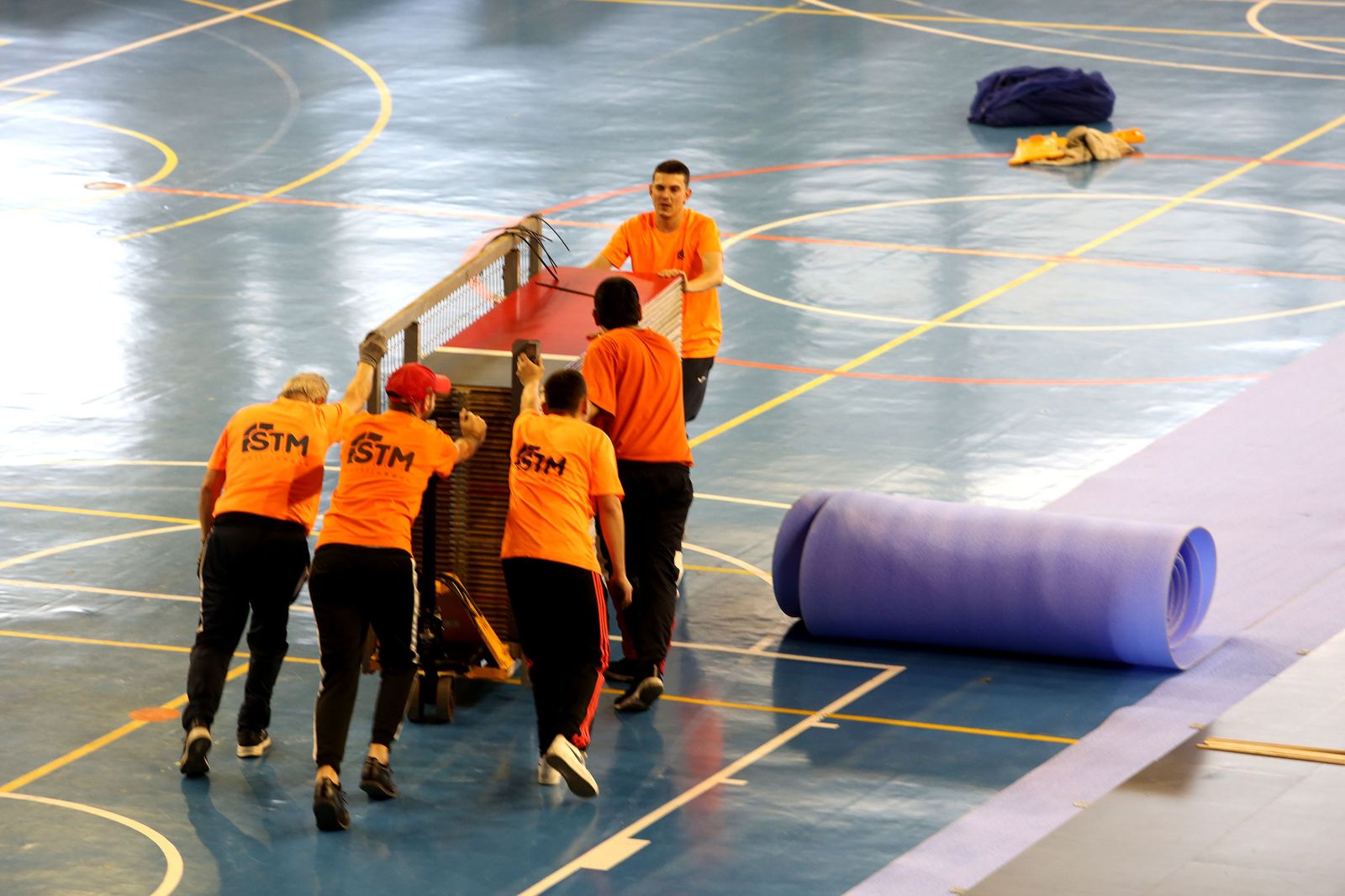 Todo preparado para la Supercopa de España de Futsal en el Palacio de deportes de Jerez