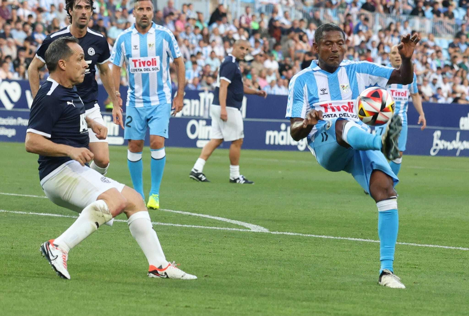 El Partido de Leyendas del Málaga CF, en imágenes