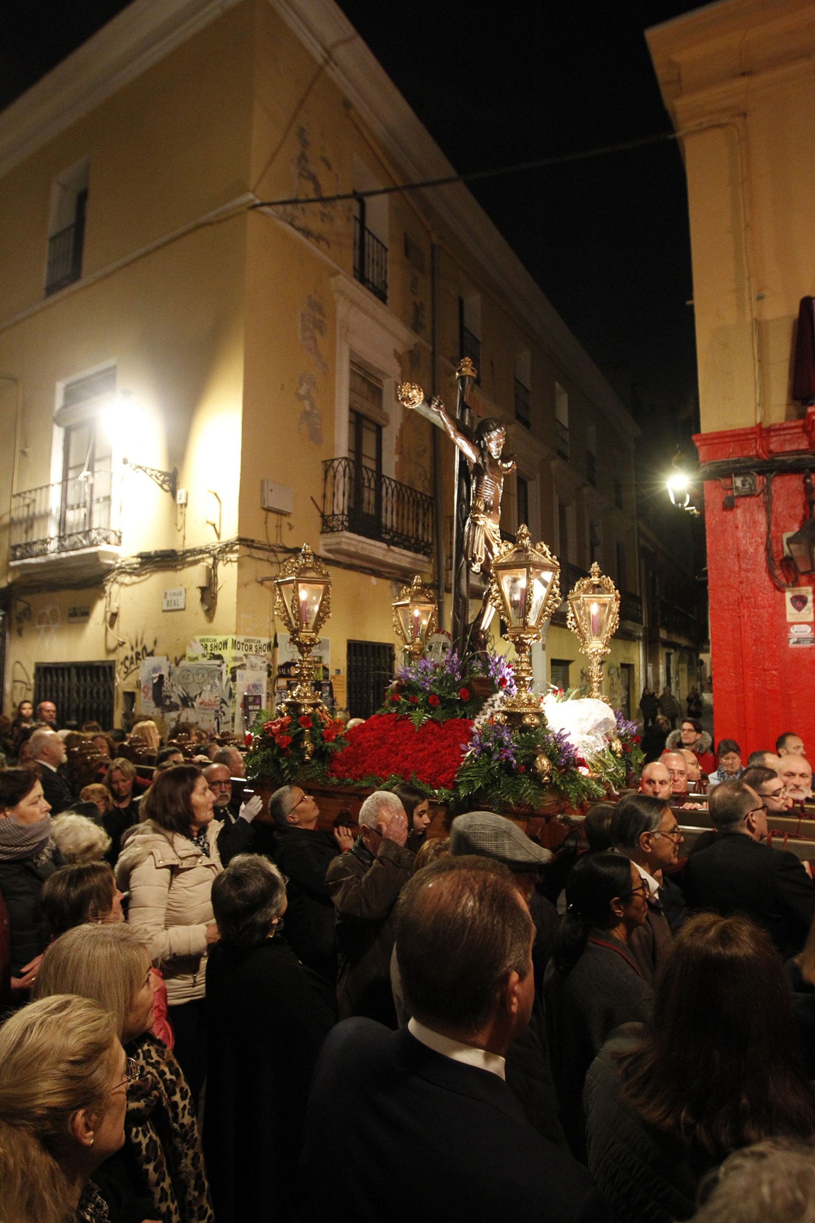 Imágenes Via Crucis Santo Cristo de la Escucha. Semana Santa Almería 2019