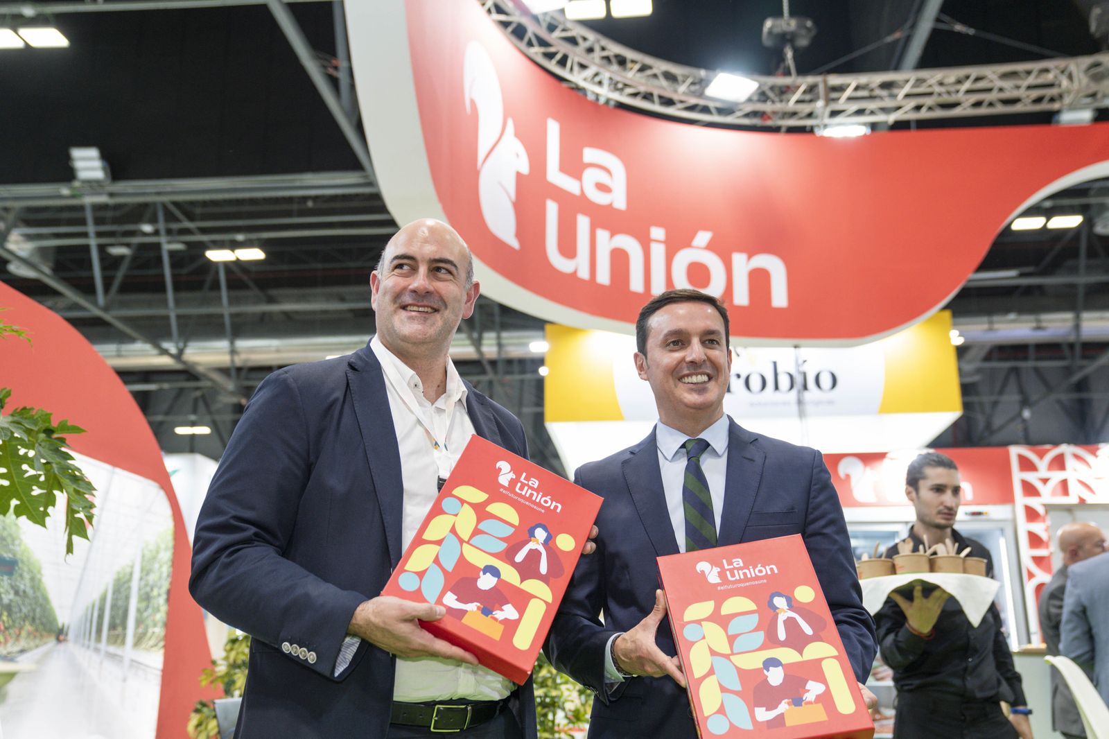 El CEO de La Unión, Jesús Barranco, y el presidente de Diputación, Javier A. García