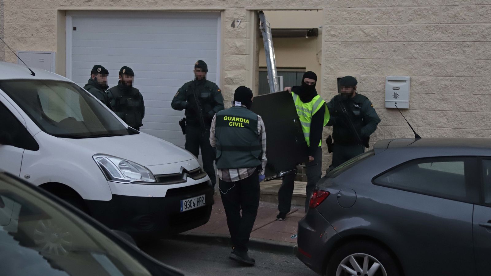 Imágenes de la operación antidroga en el Campo de Gibraltar