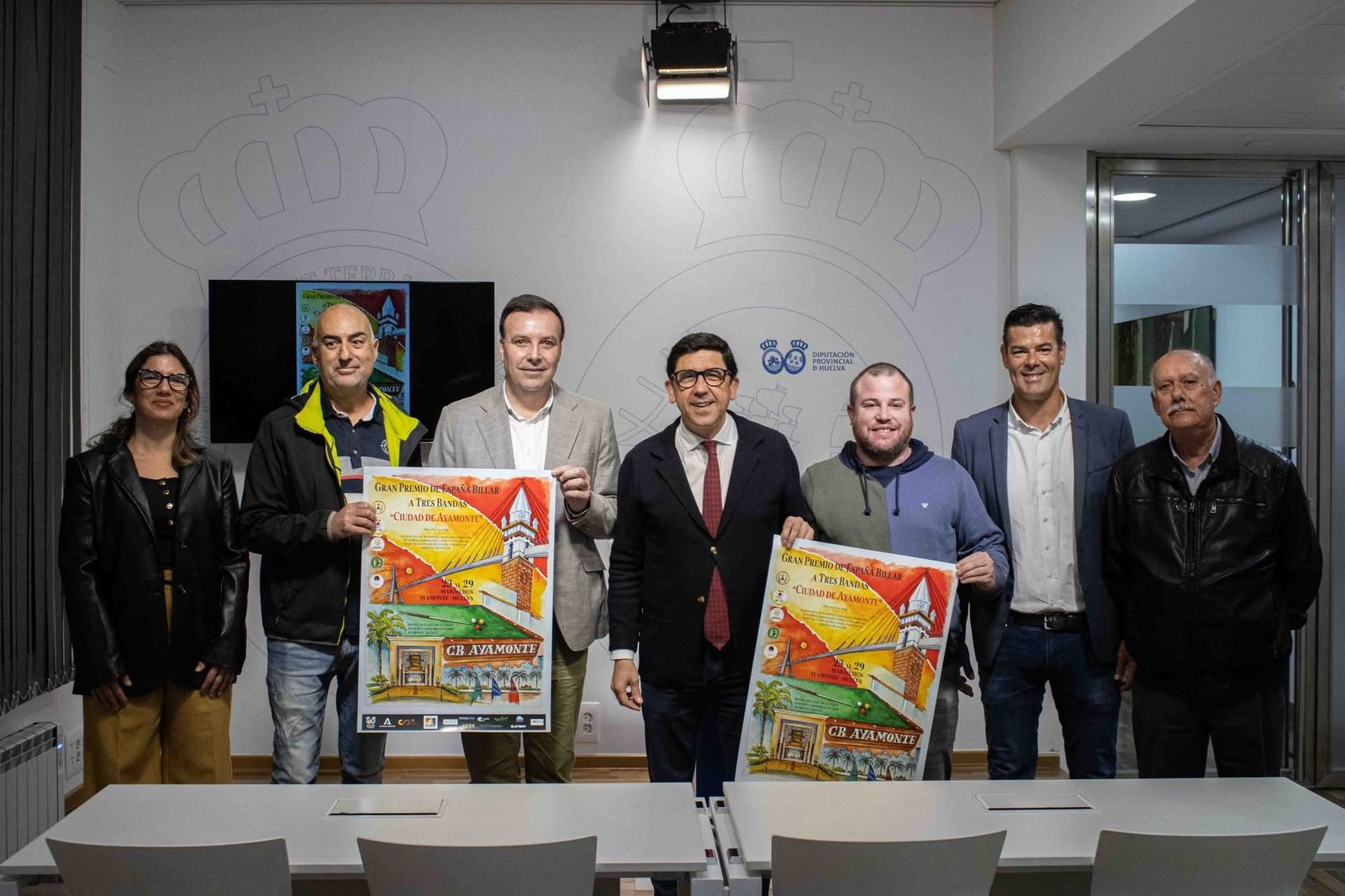 Presentación del Gran Premio de España de Billar a Tres Bandas en la Diputación.