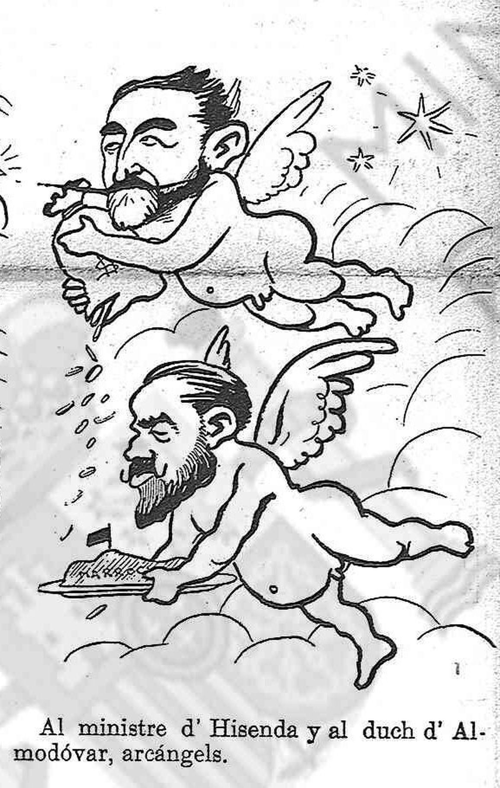 Como un ángel sosteniendo en una bandeja la zona norte de Marruecos, 1906.