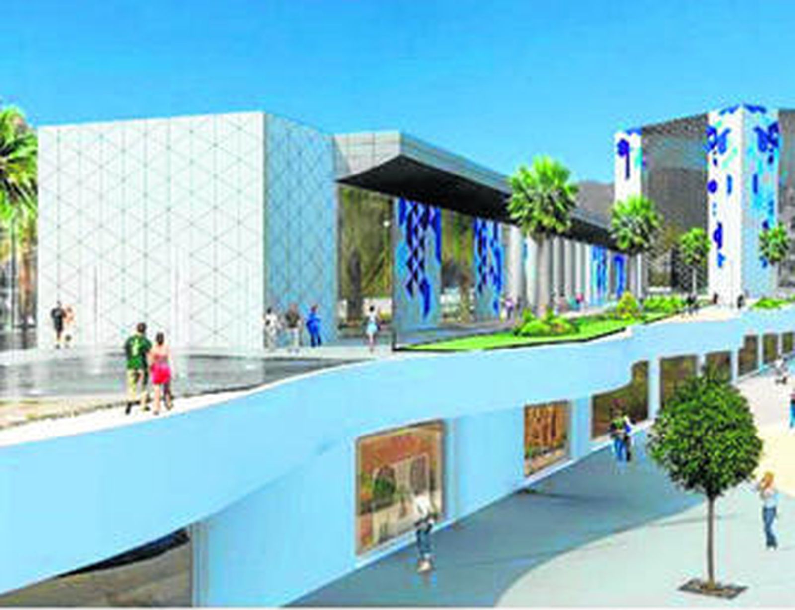 Anteproyecto del bulevar, cuyo diseño será realizado por las empresas que opten al concurso.