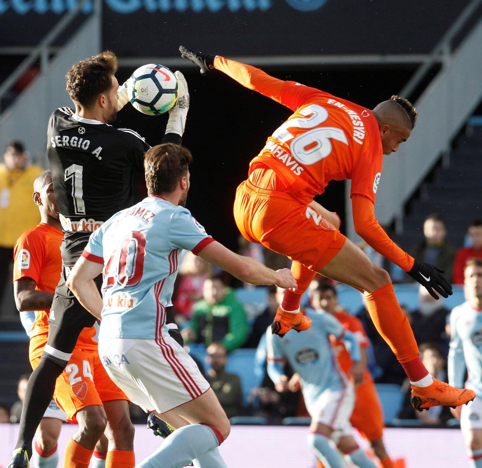 Las imágenes del Celta-Málaga