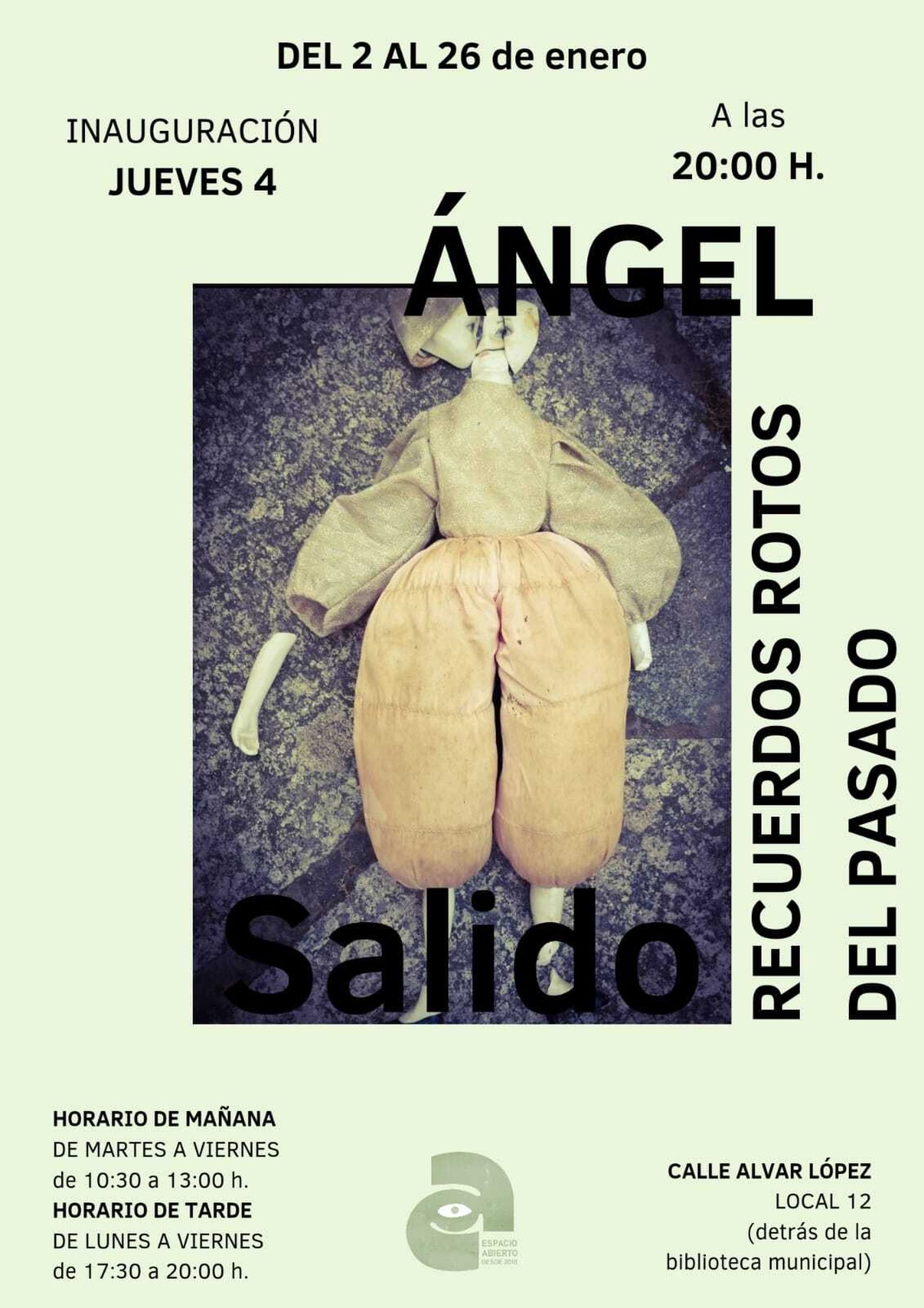 Ángel Salido expone en Jerez 'Recuerdos rotos del pasado'.