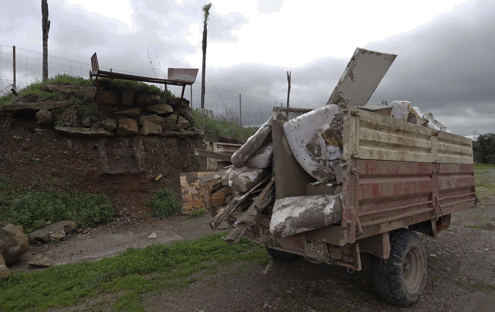 Fotos de los desperfectos provocados por las borrascas en Jimena de la Frontera