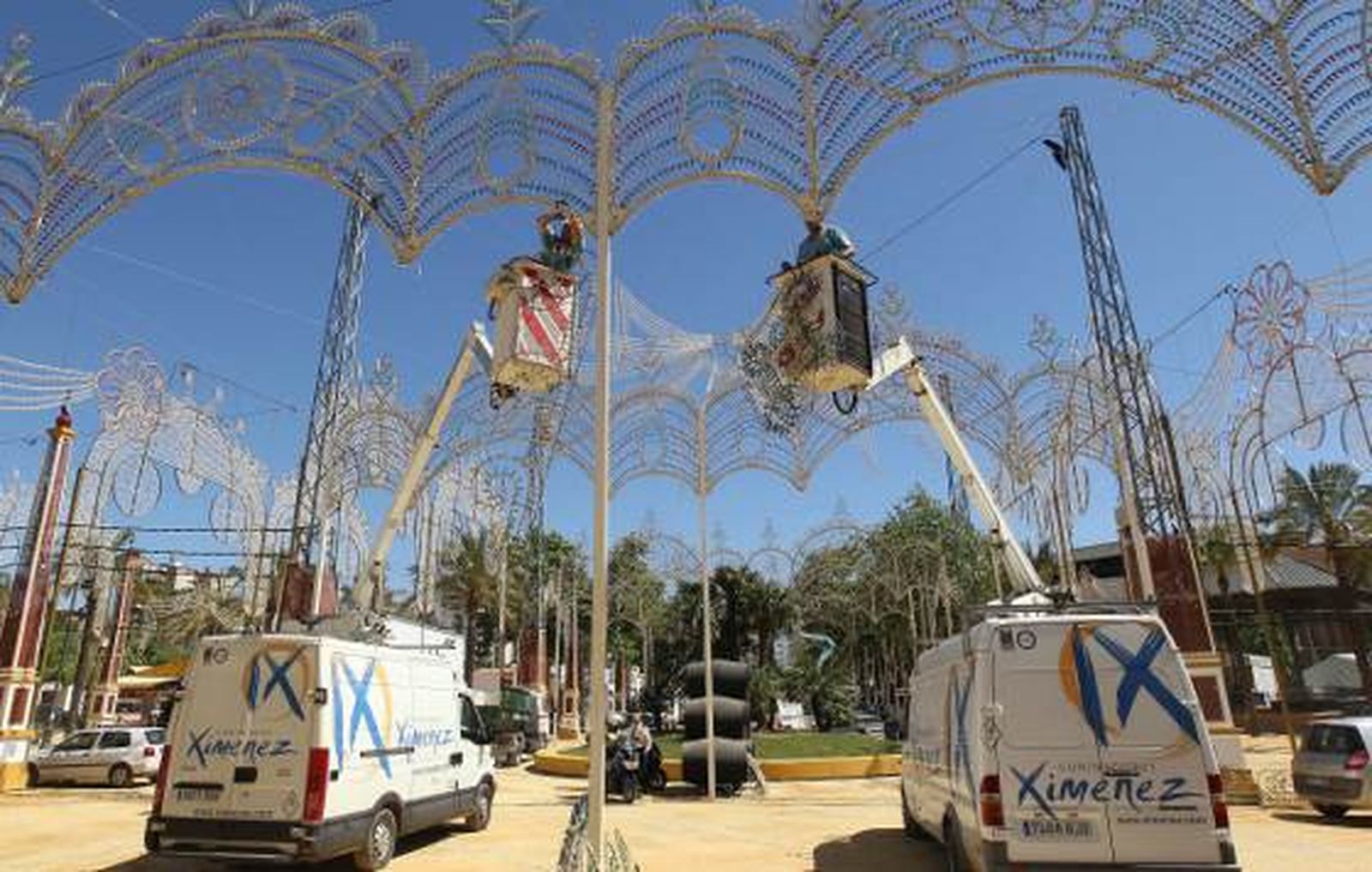 El montaje en la Feria de 	una caseta a la que no haya que añadirle elemento alguno ronda los 20.000 euros

Foto: M.A. Gonzalez