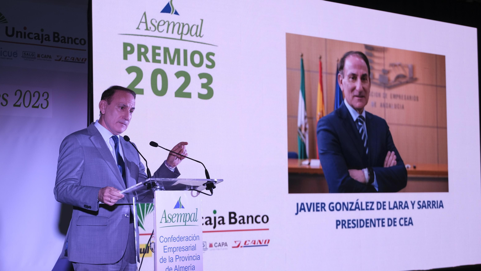 Imágenes de la gala de entrega de los Premios Asempal 2023, en el Hotel Playadulce
