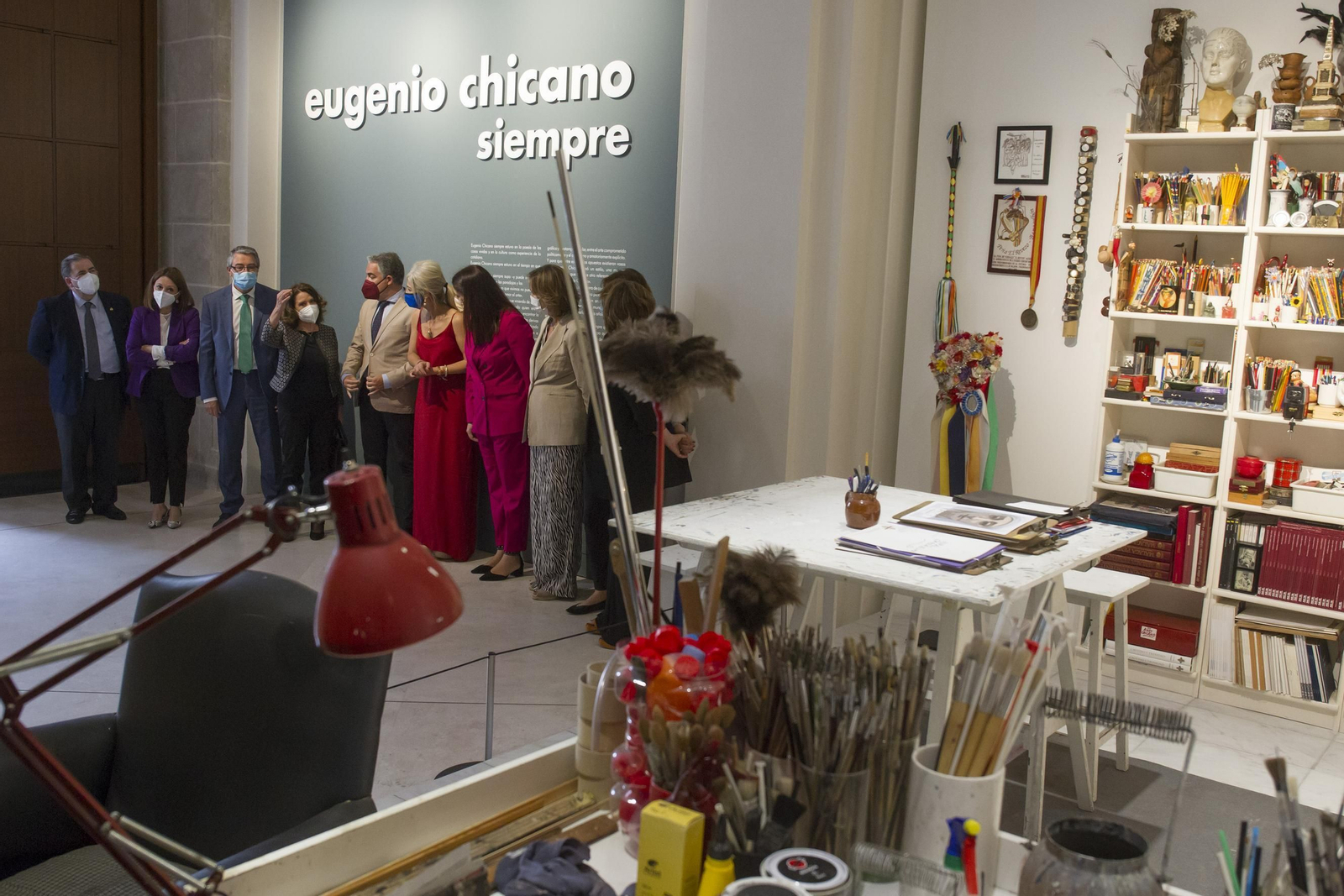 Las fotos de la nueva sala de exposiciones temporales Eugenio Chicano del Museo de Málaga