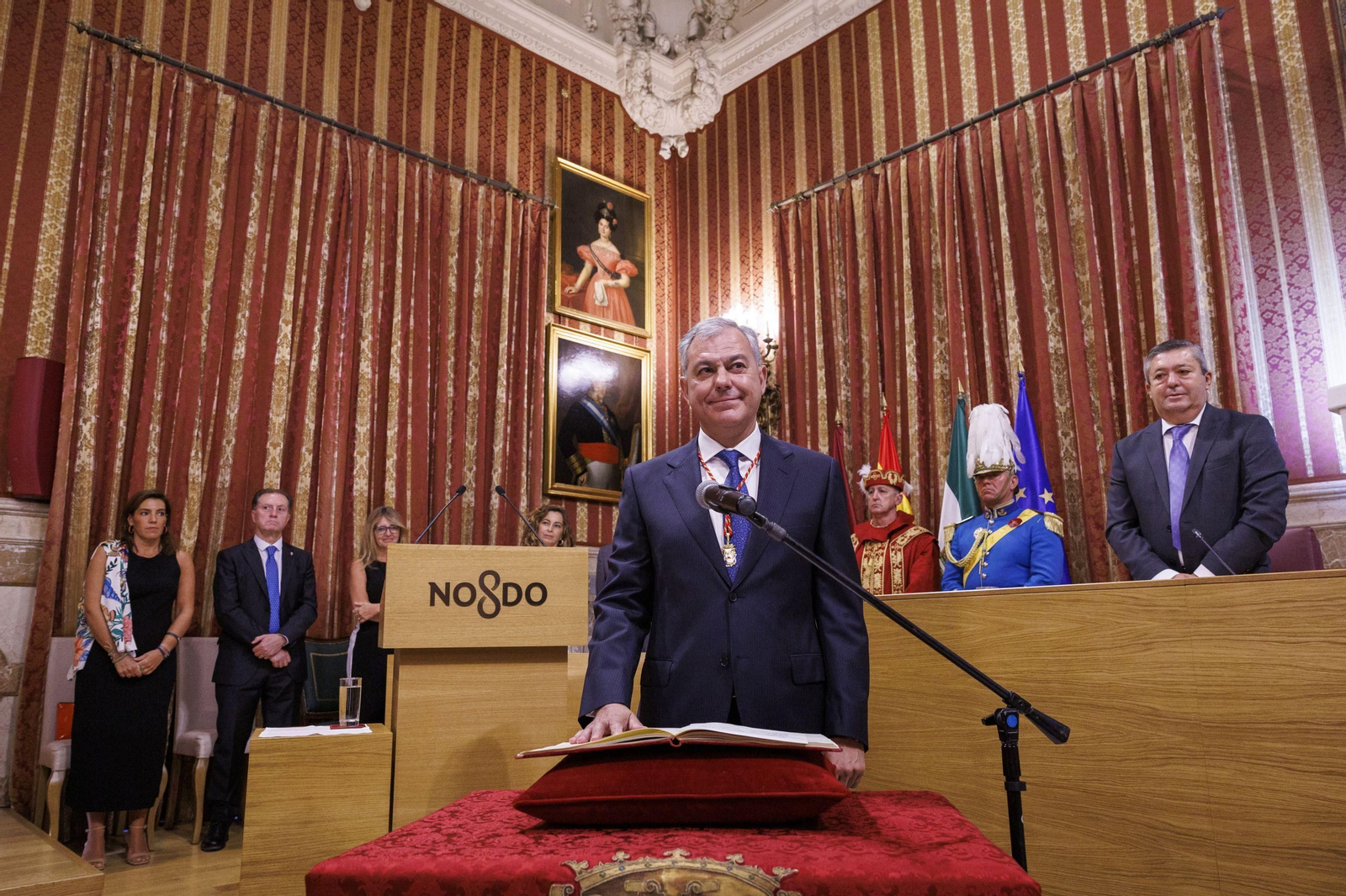 La jura del alcalde el pasado sábado.