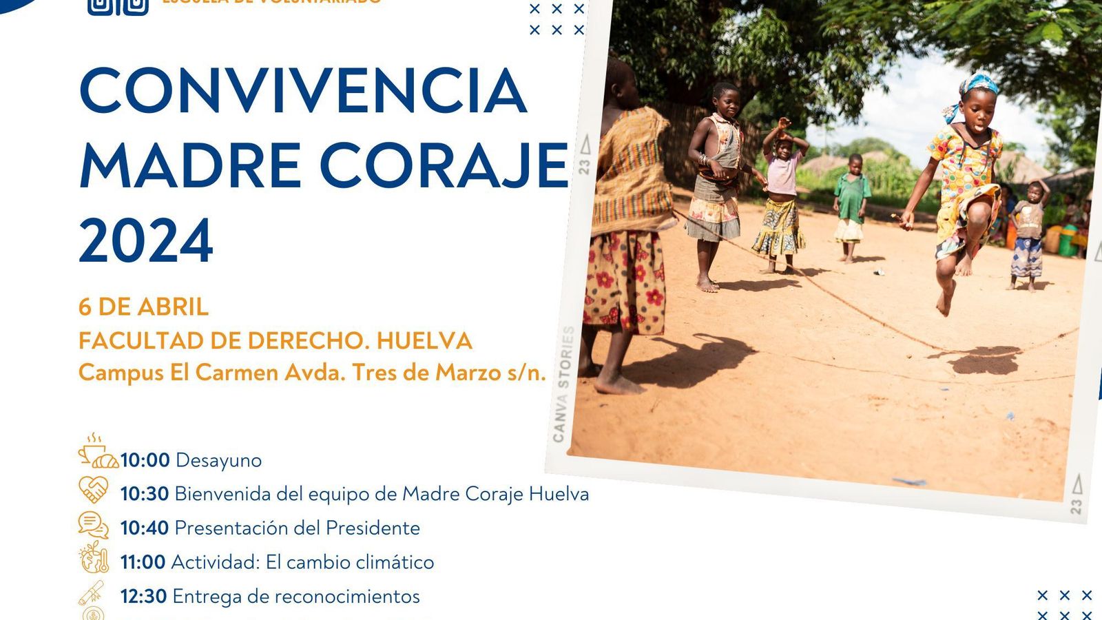 Cartel de la convivencia de Madre Coraje.