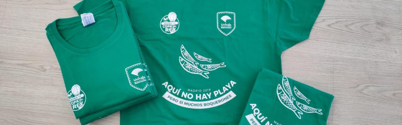 Camisetas para ir a la Copa del Rey de Madrid.