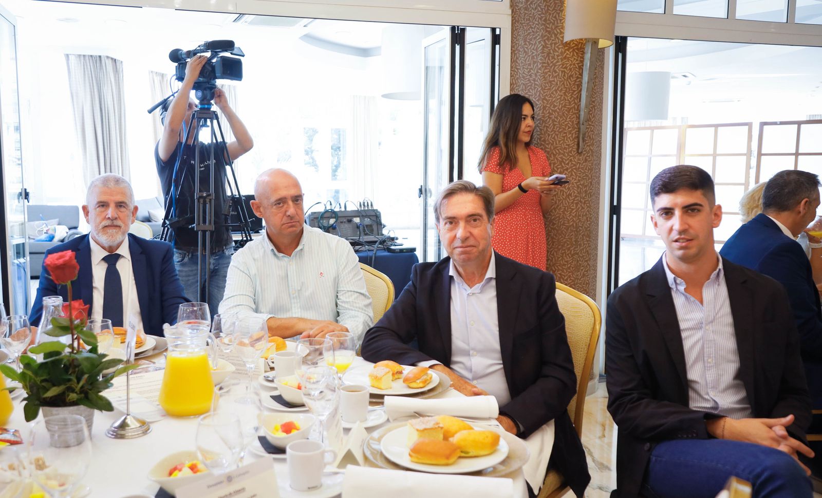 Imágenes del desayuno coloquio de Diario de Almería, con Jesús Barranco, CEO de La Unión