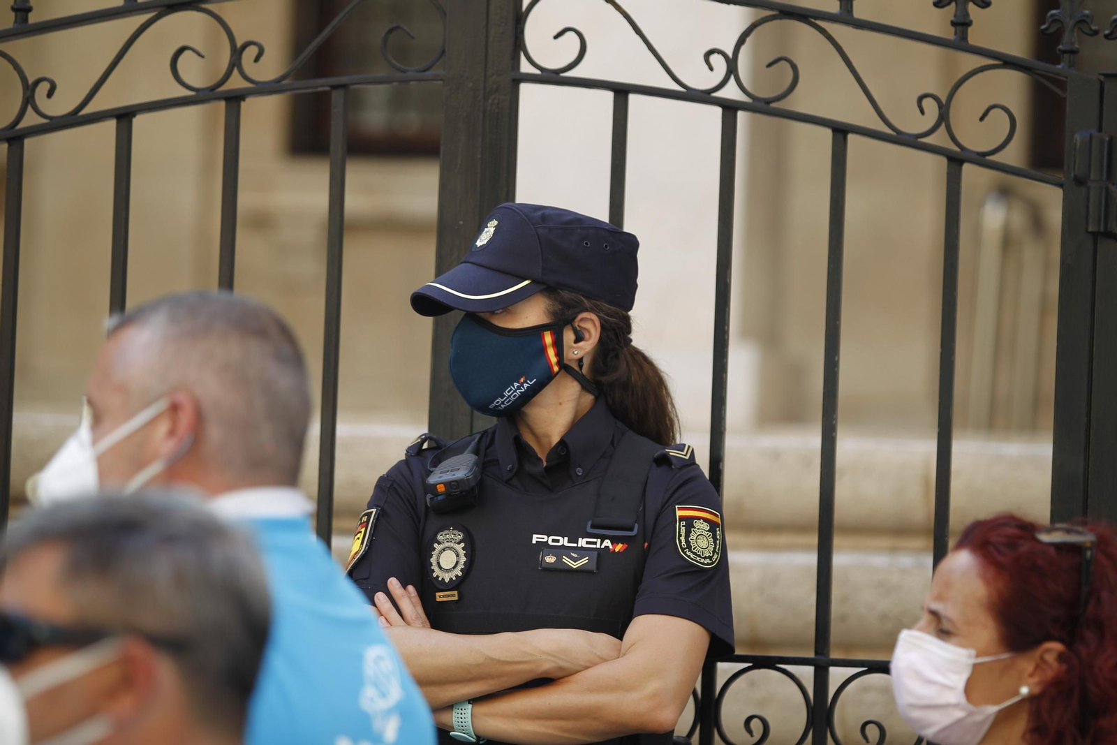 Protestas de los pescadores de flotas de arrastre de Almería, Granada y Alicante.