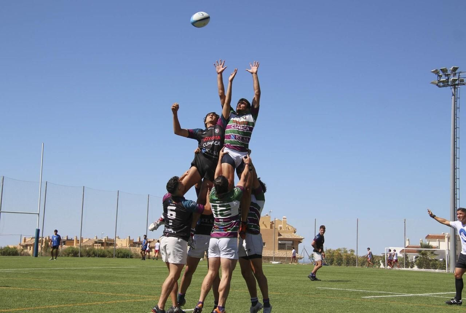 Imagen deI Torneo de Rugby Seven Club en Málaga.