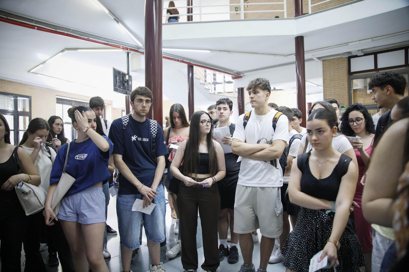 Imágenes de la evaluación para el acceso al sistema universitario (PEvAU)