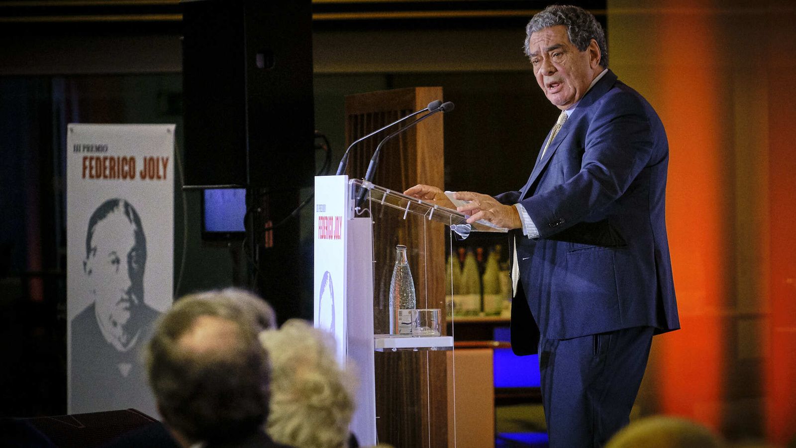 Entrega del premio Federico Joly a Augusto Delkáder