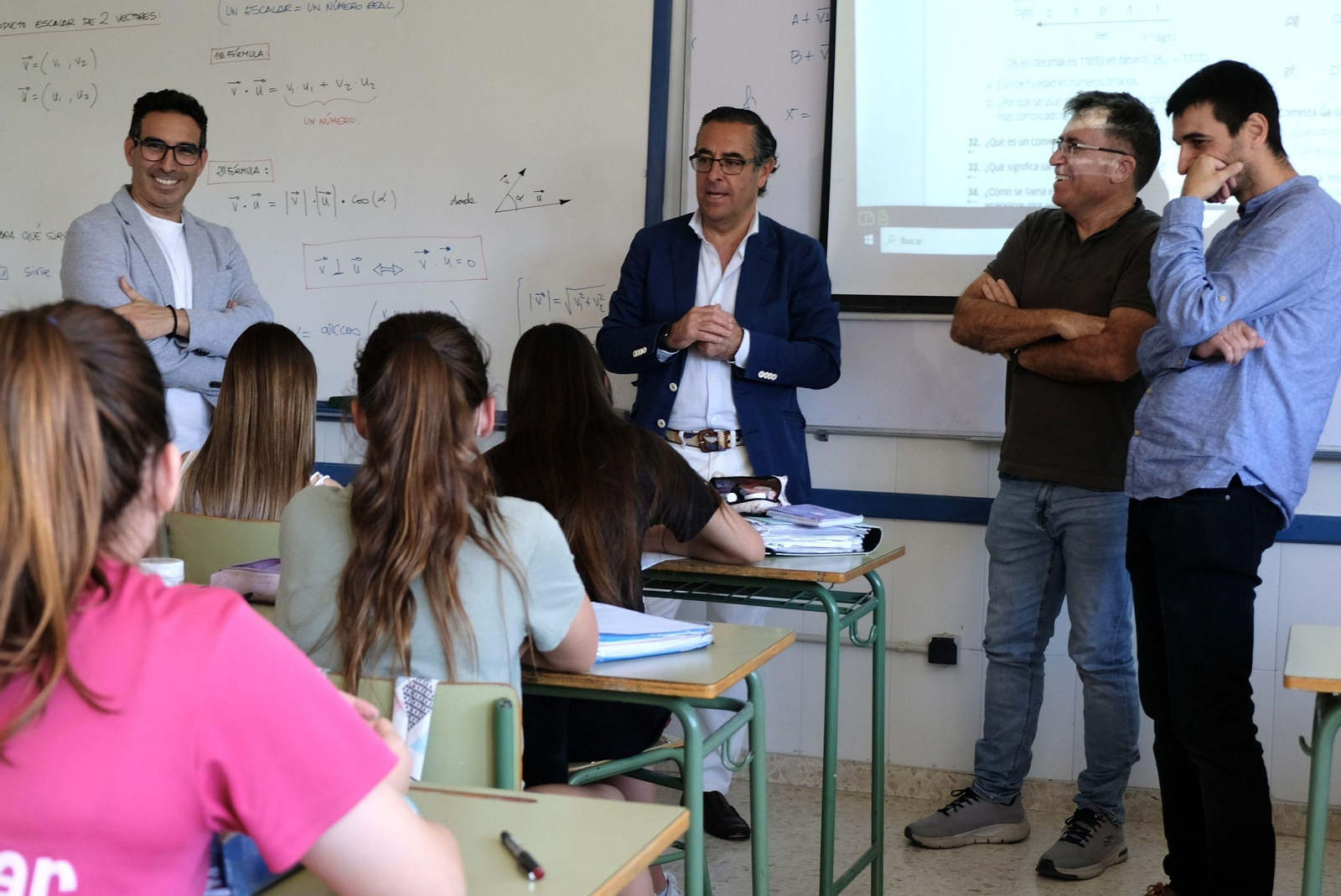 Una imagen del IES Emilio Prados de Málaga.