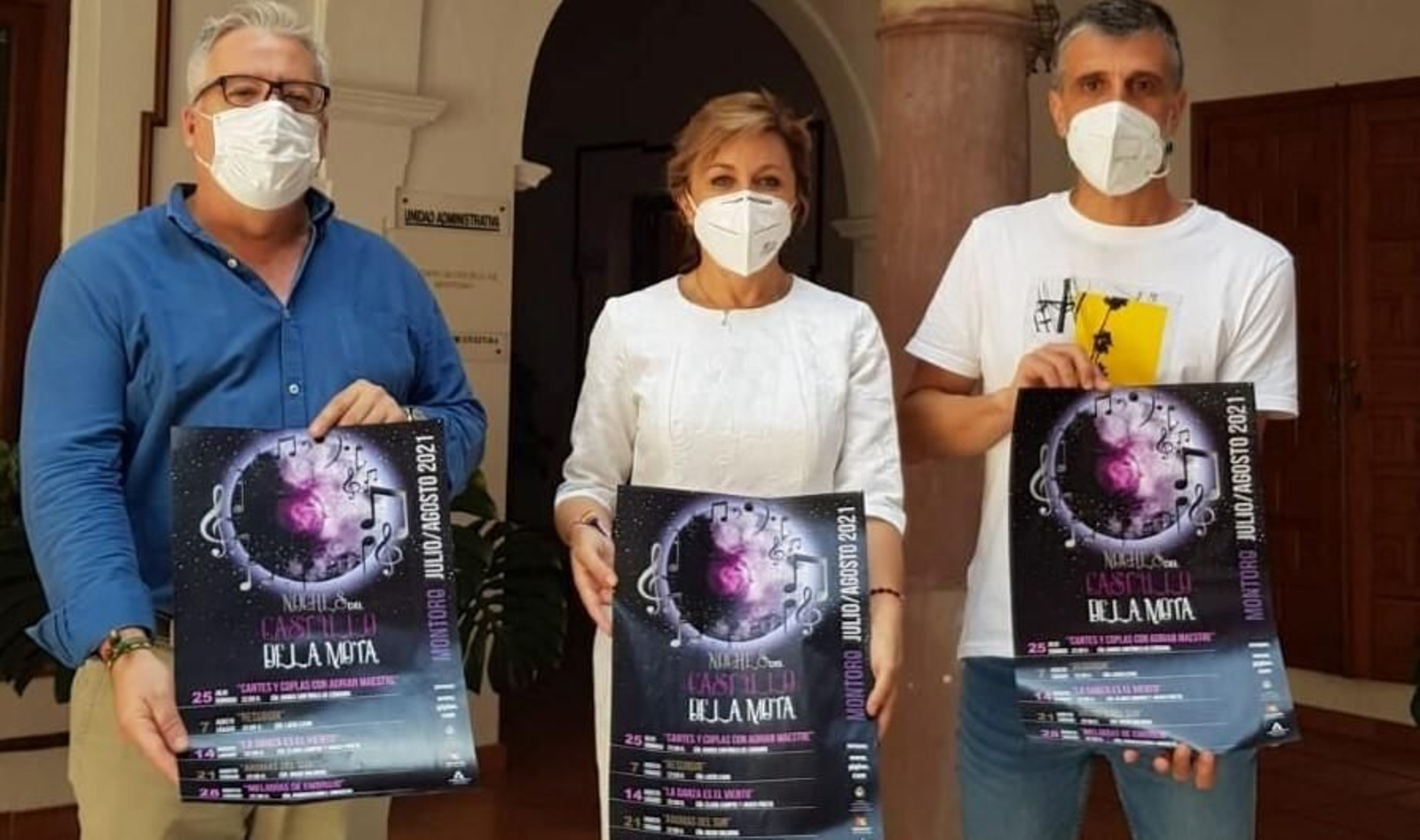 Presentación del programa 'Noches del Castillo de la Mota'.