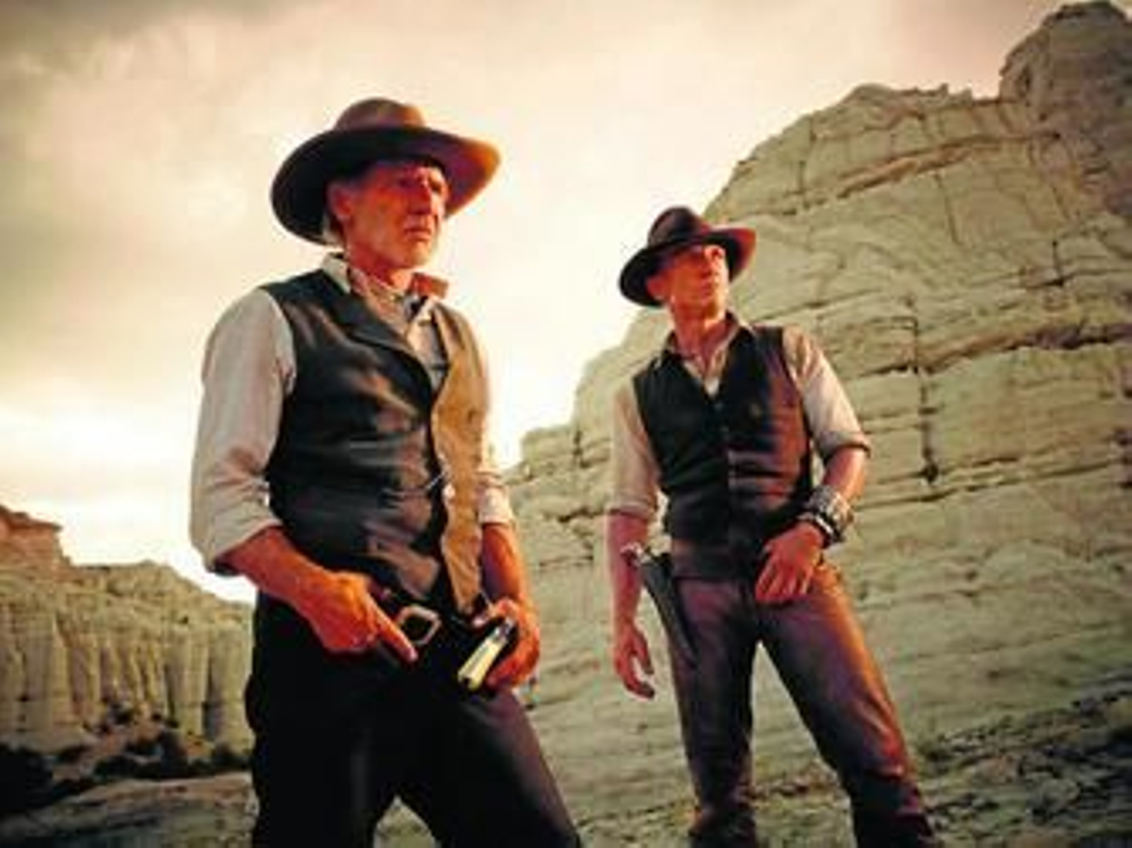 Harrison Ford y Daniel Craig, frente a frente en 'Cowboys & Aliens'
