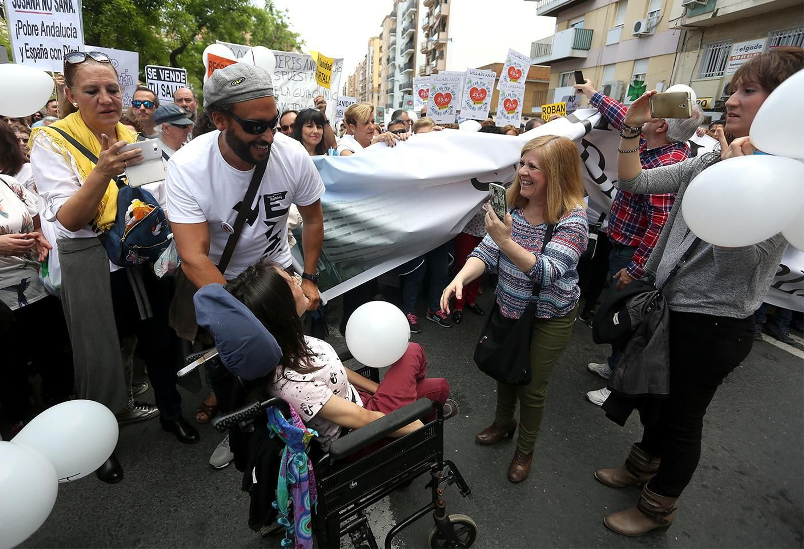 Las Imágenes de la Manifestación por una Sanidad Digna