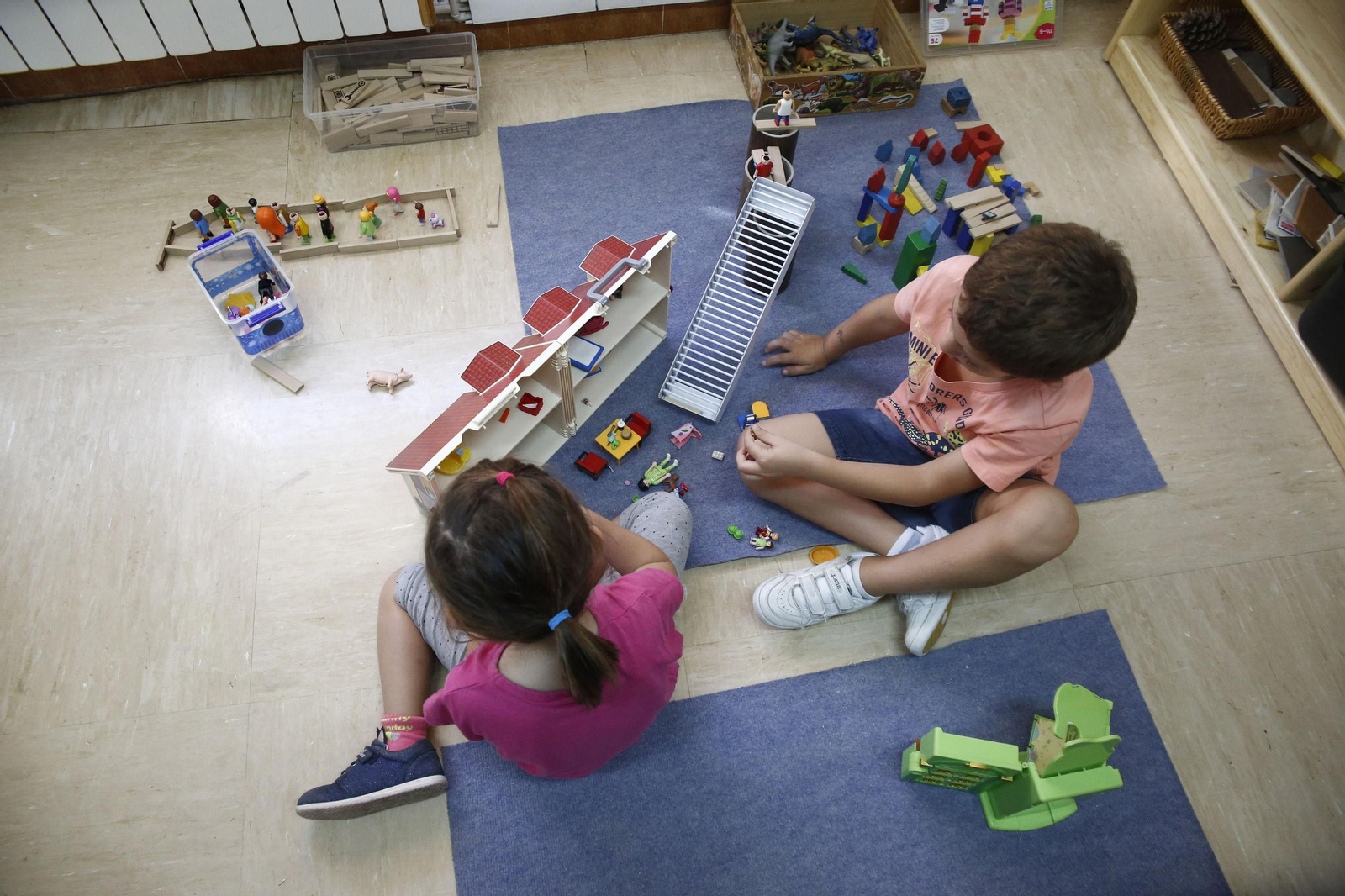 Aula de una escuela de Infantil.